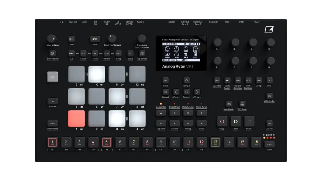 elektron-analog-rytm-mkii-bo-te-rythmes-analogique-8-voix image 1