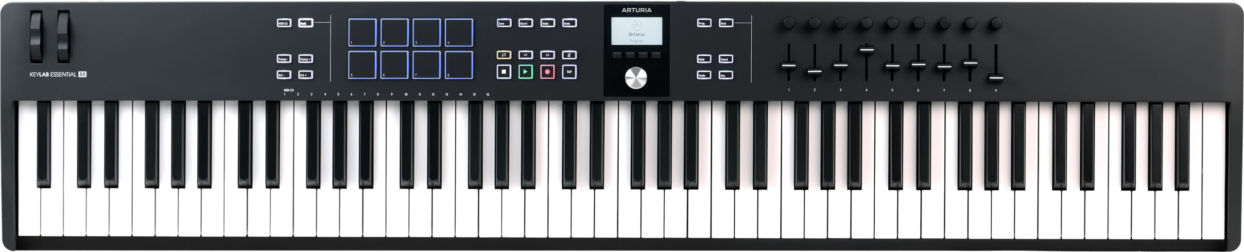 arturia-keylab-essential-mk3-88-black-clavier-midi-88-touches image 2
