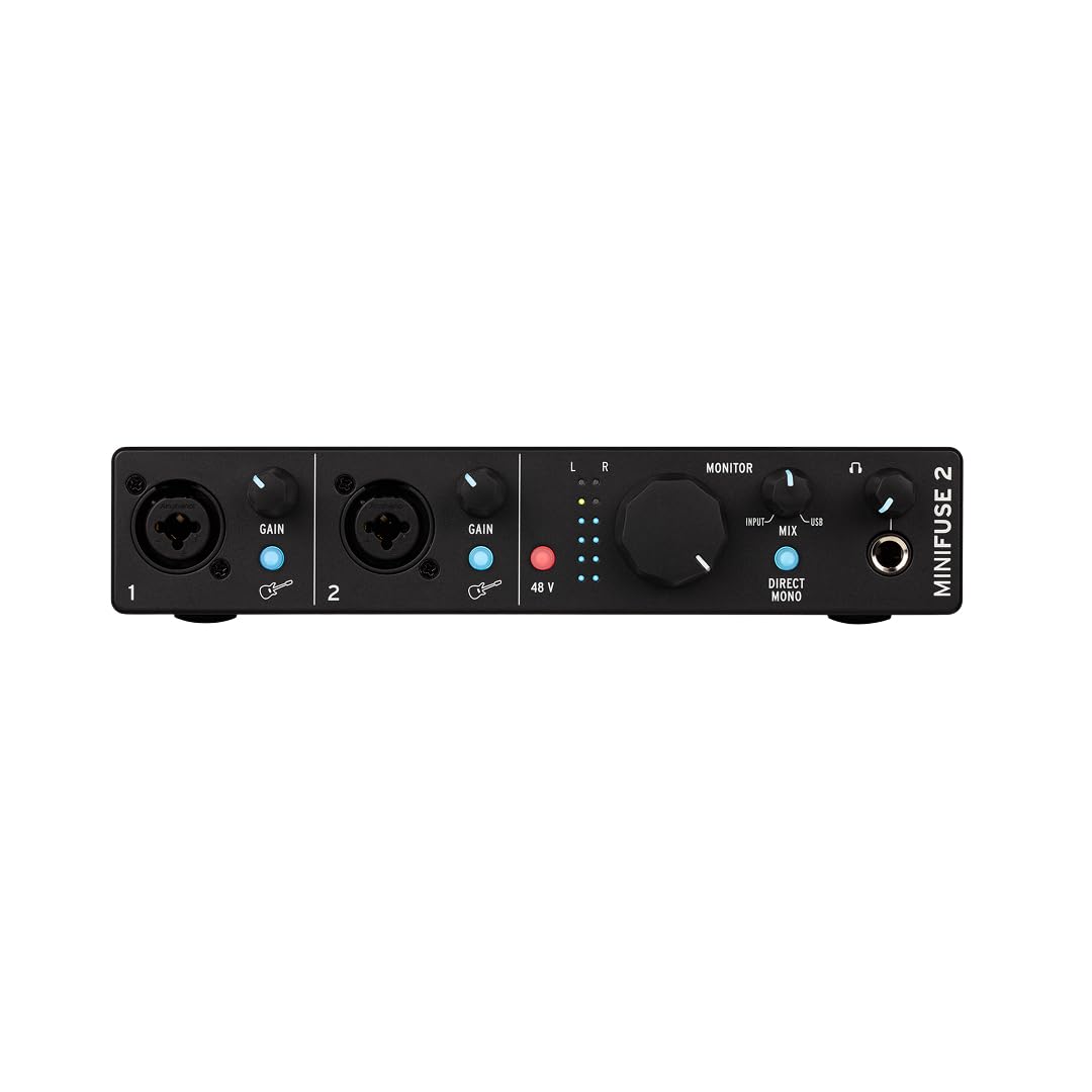 arturia-minifuse-2-black-interface-audio-usb image 2