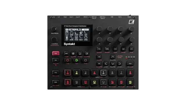 elektron-syntakt-groovebox-hybride-12-pistes-drums-et-synth-s image 1