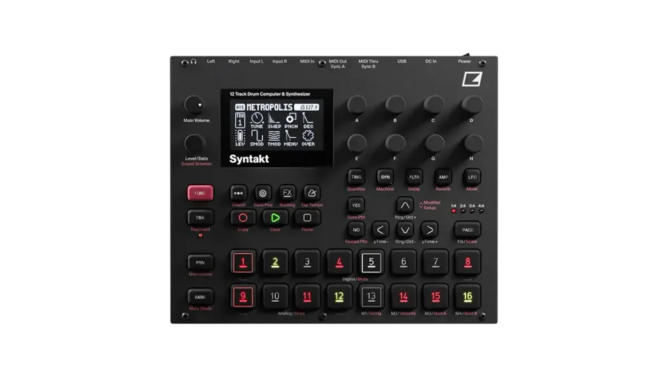 elektron-syntakt-groovebox-hybride-12-pistes-drums-et-synth-s image 1