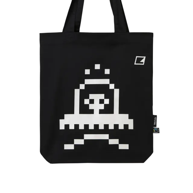 elektron-twill-tote-bag-pixel-icon-sac-en-toile image 1