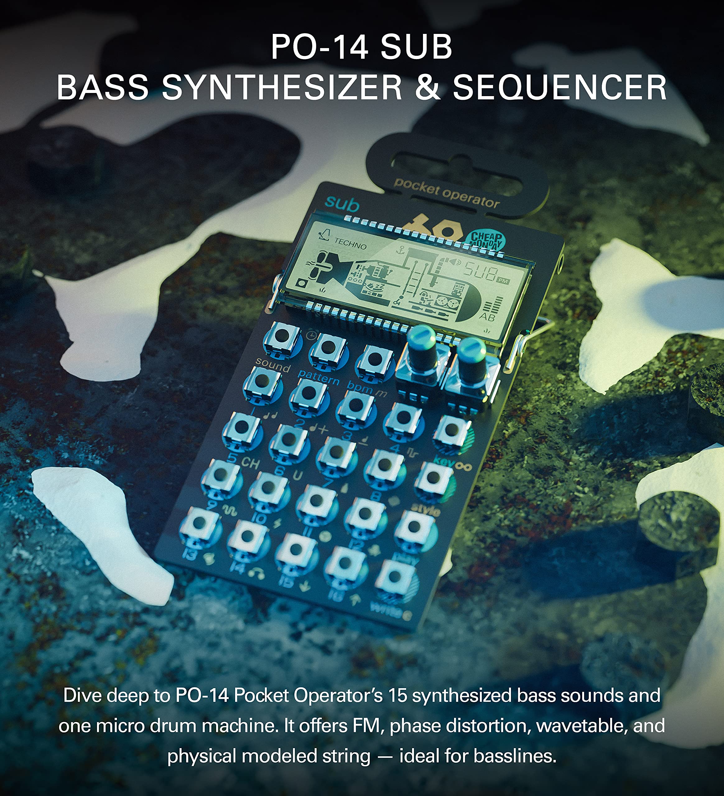 teenage-engineering-po-14-sub-synth-tiseur-de-basse-de-poche-avec-s-quenceur image 2