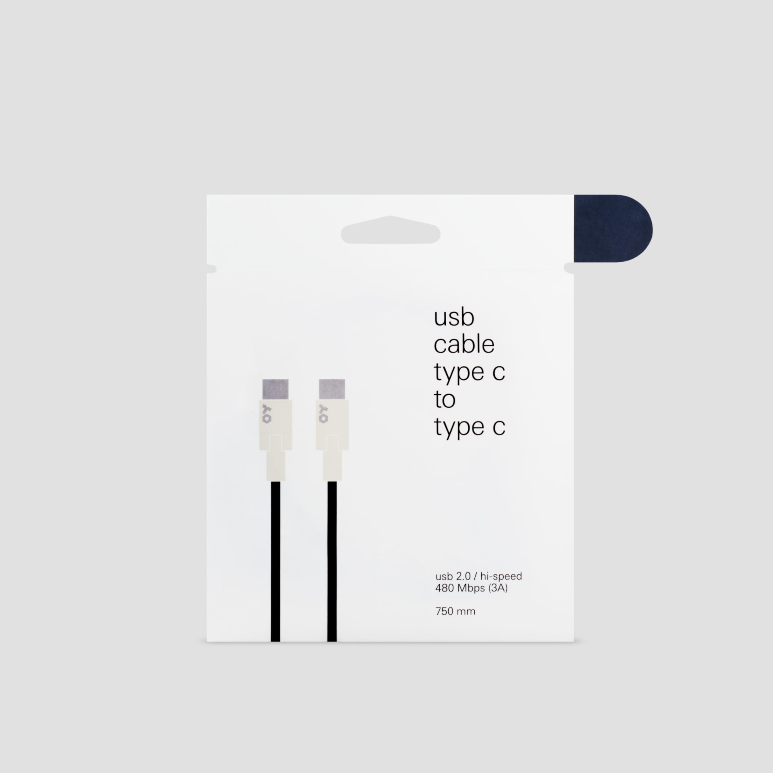 teenage-engineering-c-ble-textile-usb-c-vers-usb-c-750-mm-noir image 4