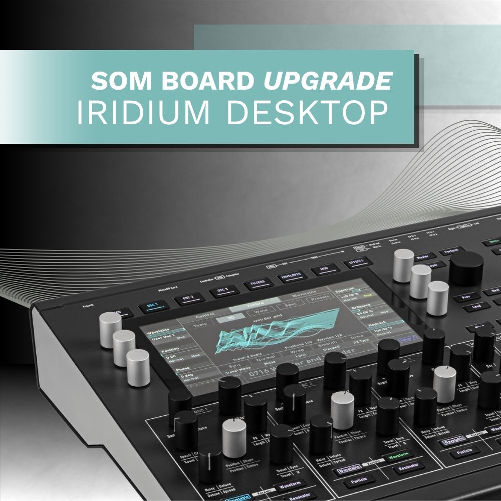 waldorf-music-iridium-desktop-som-board-upgrade-frais-de-pr-commande-place-file- image 1