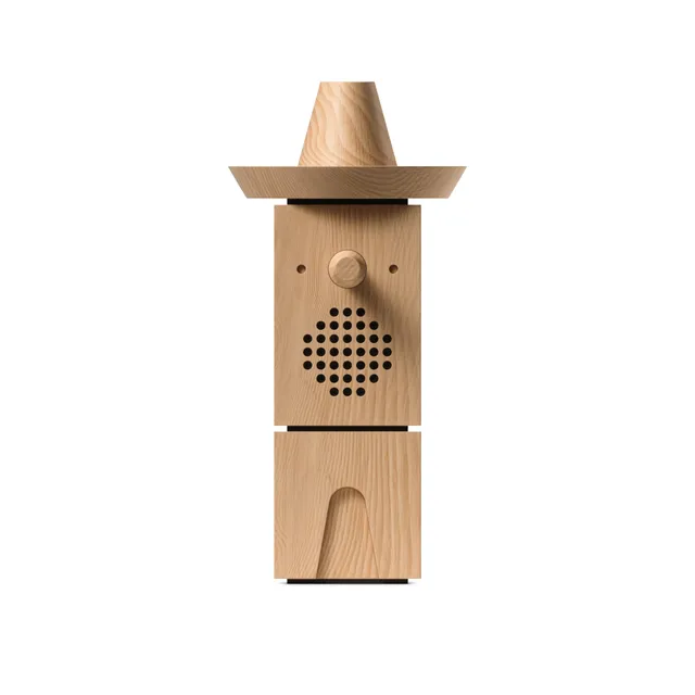 teenage-engineering-ch-8-carlo-poup-e-chorale-en-bois-avec-haut-parleur-midi-ble image 1