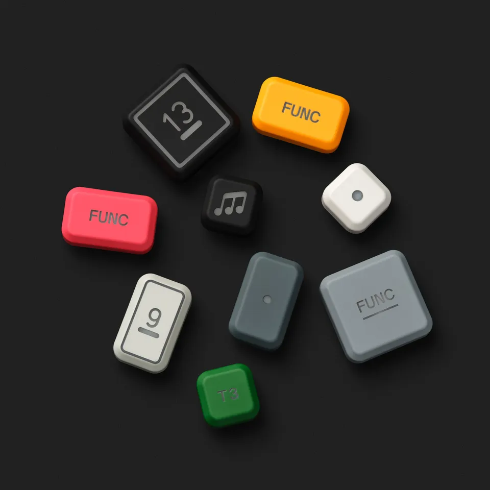 elektron-button-cap-kit-rubber-surface-capuchons-pour-digitakt image 1