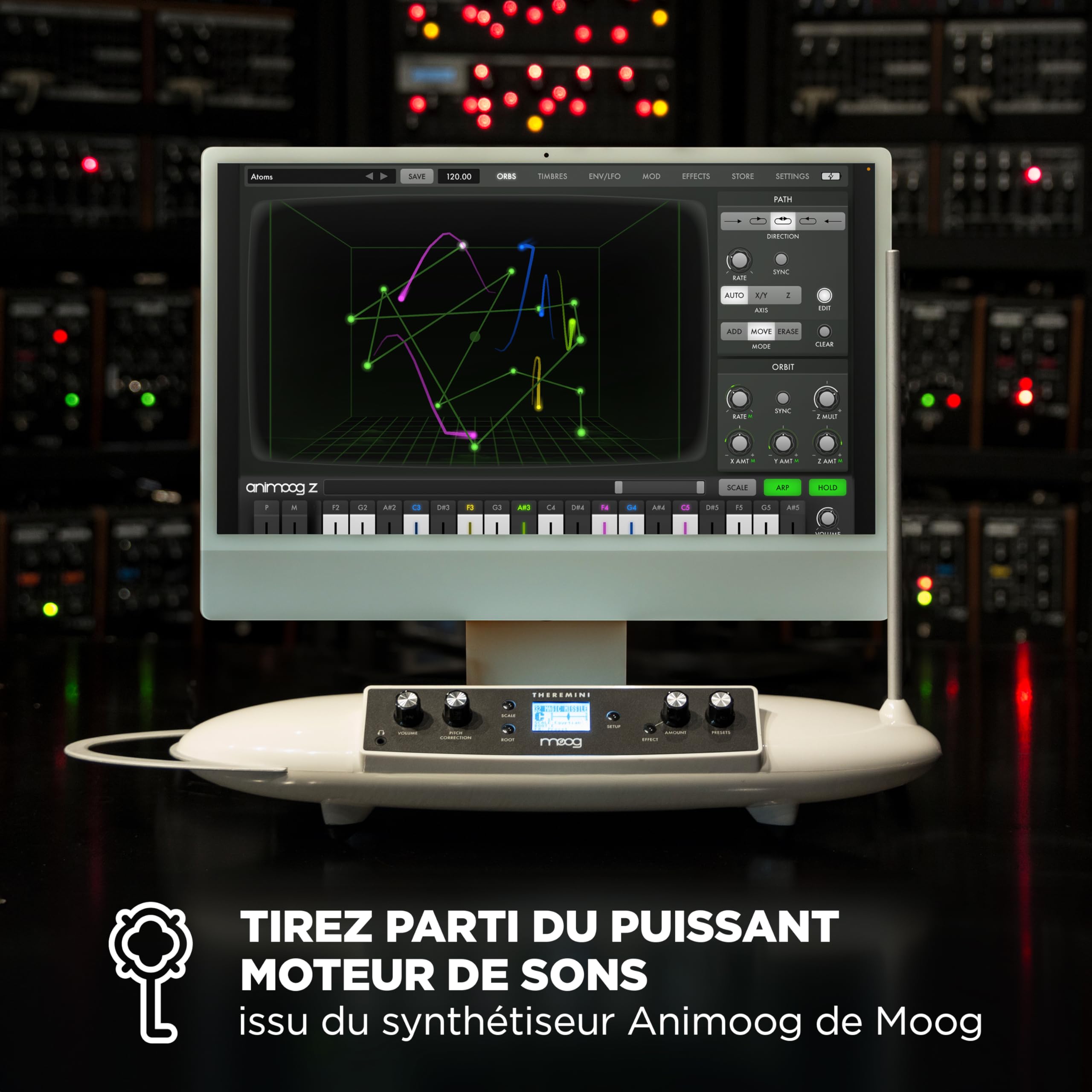moog-theremini-synth-tiseur-th-r-mine-avec-haut-parleur-int-gr image 6