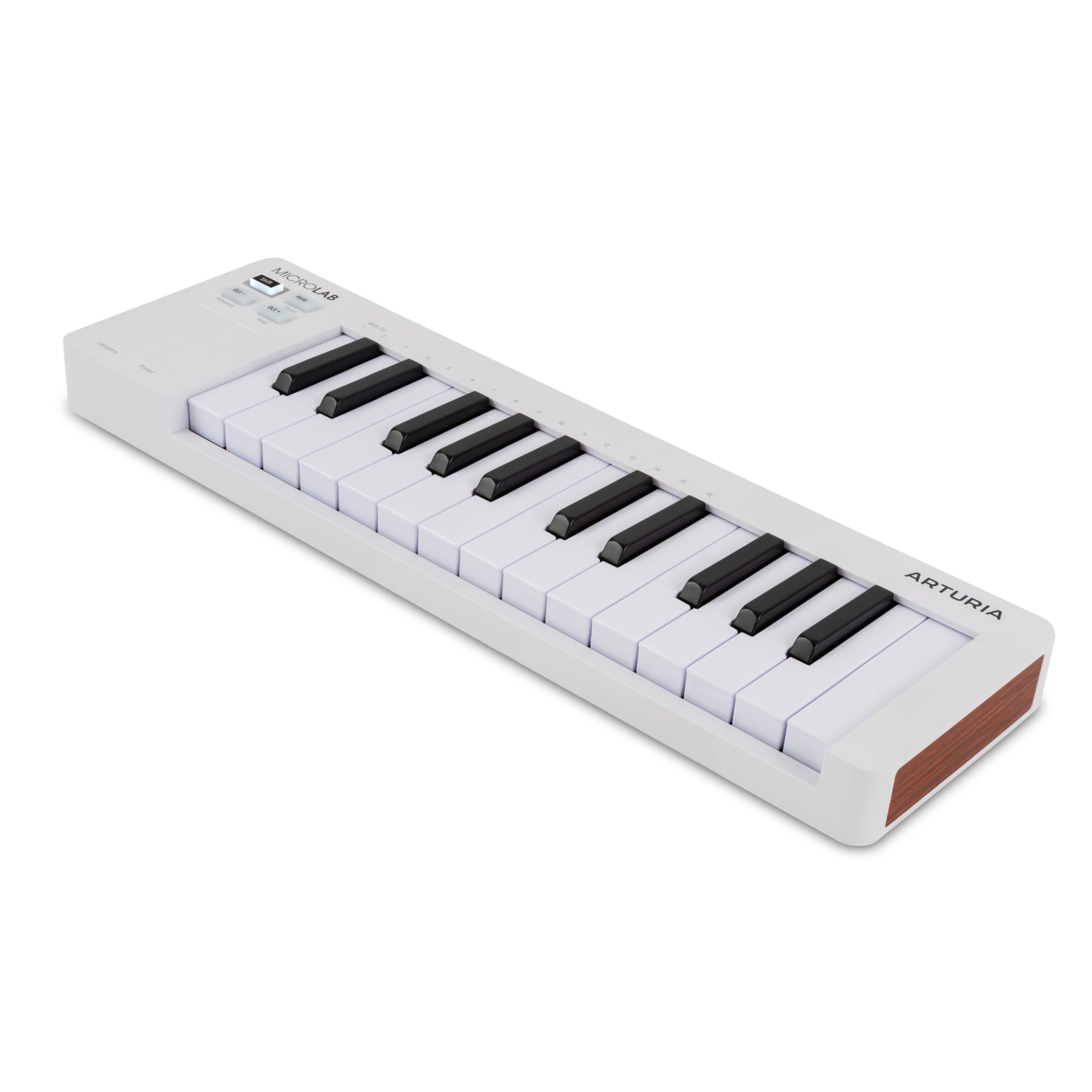 arturia-microlab-mk3-white-clavier-midi-compact-25-touches image 4