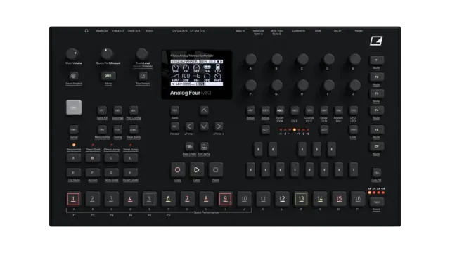 elektron-analog-four-mkii-synth-tiseur-analogique-4-voix image 1