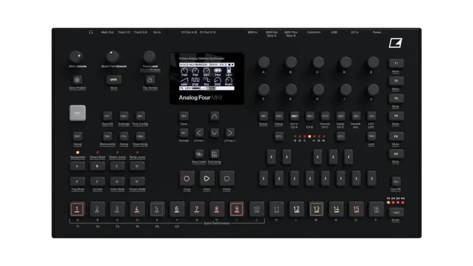 elektron-analog-four-mkii-synth-tiseur-analogique-4-voix image 1