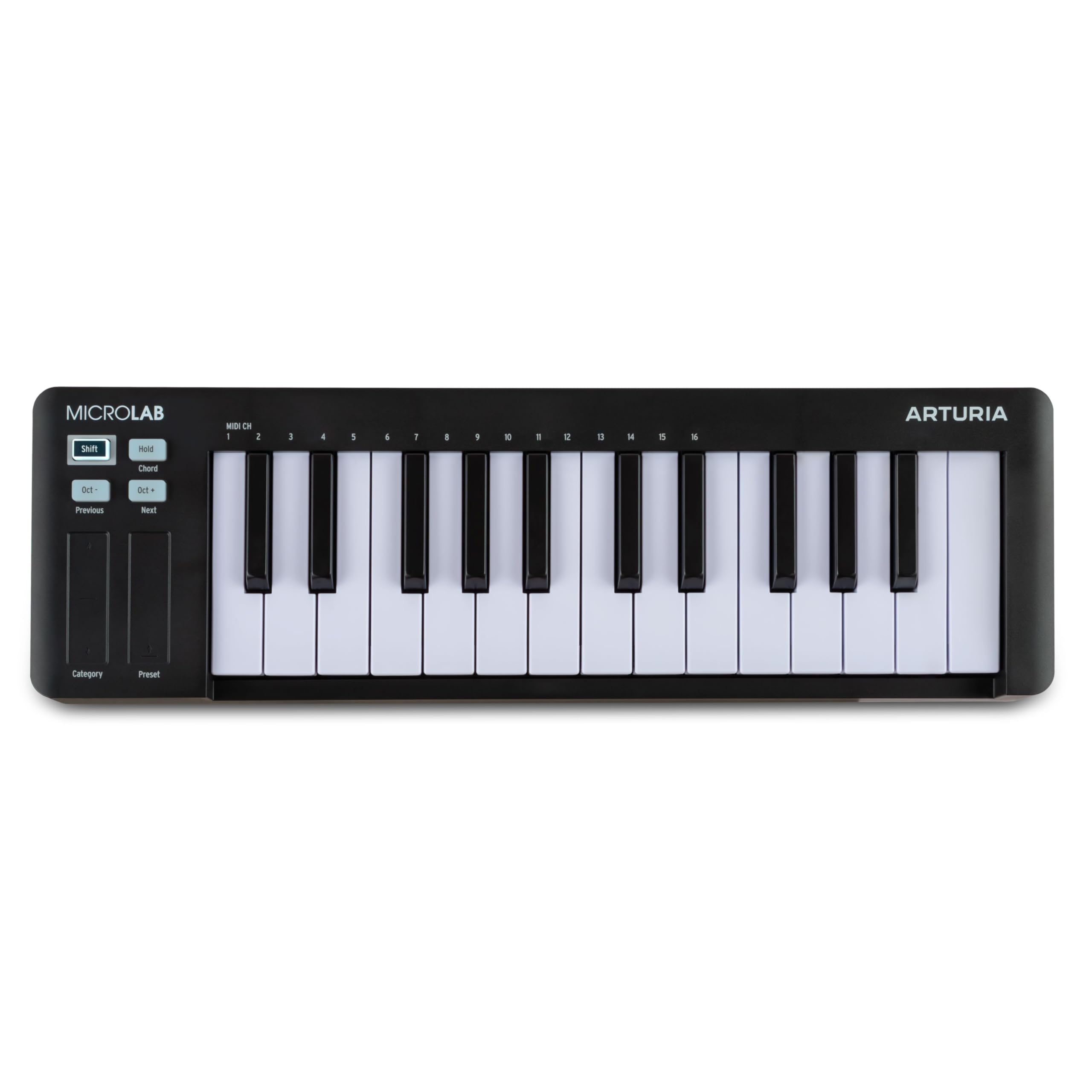 arturia-microlab-mk3-contr-leur-midi-25-touches-noir image 1