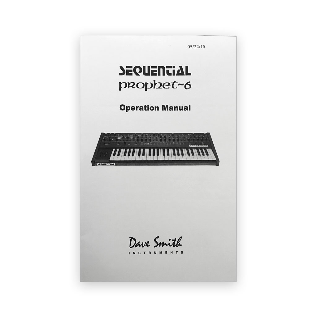 sequential-prophet-6-manuel-d-utilisation-original image 1